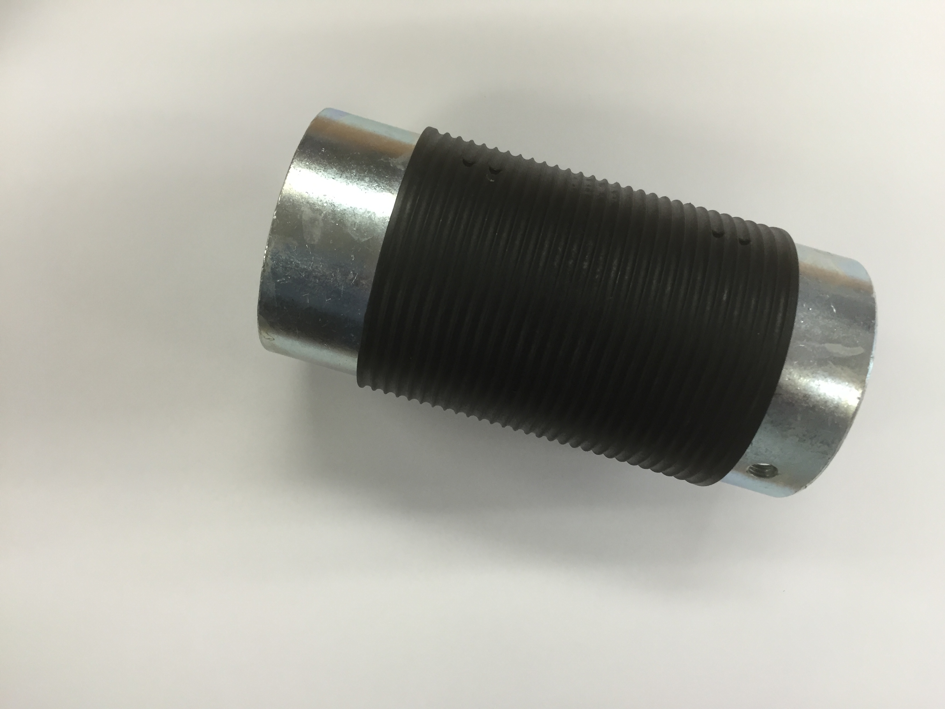 Spanbus tbv 2"as 150mm lang incl opgelast moer en tapgaten (art. 217200)